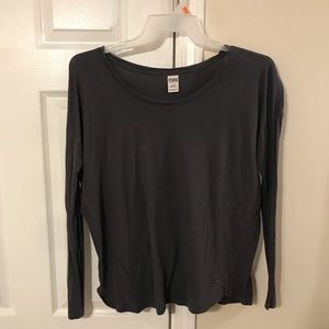 PINK Grey Sleepwear Top